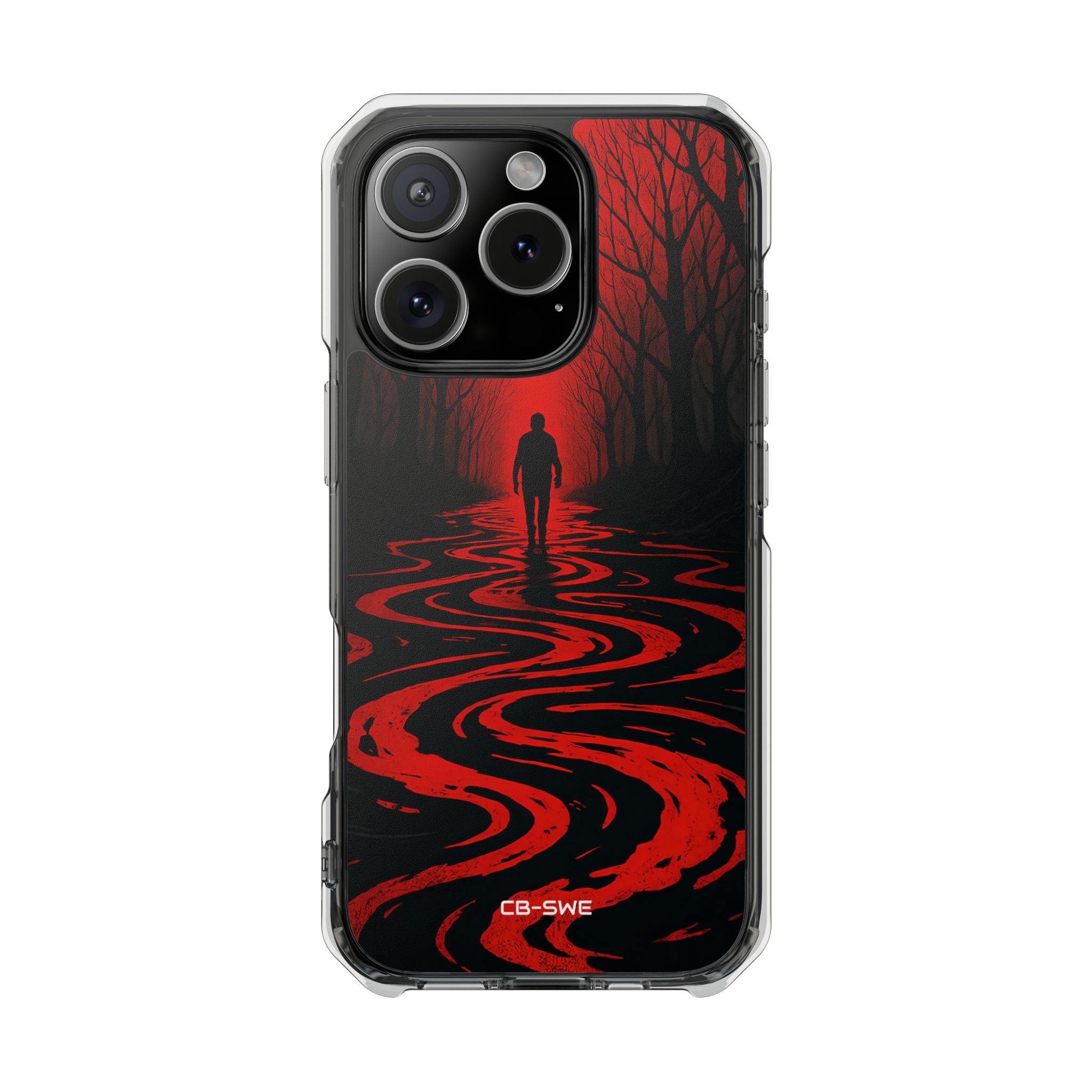 Red Path Mystery iPhone Case - Impact