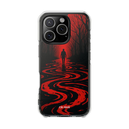 Red Path Mystery iPhone Case - Impact