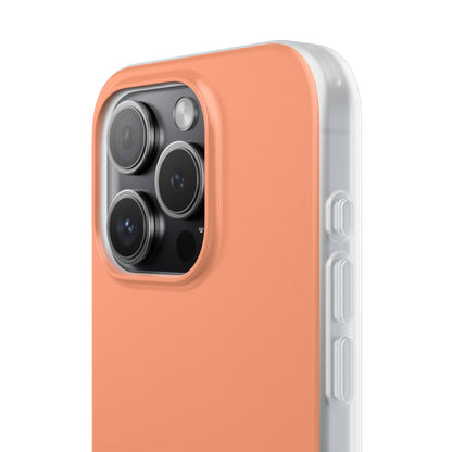 Light Salmon iPhone 15 - Flexi Phone Case