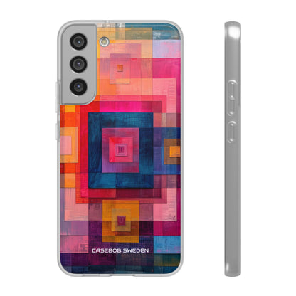 Vibrant Geometry - Flexi Samsung S22 Phone Case