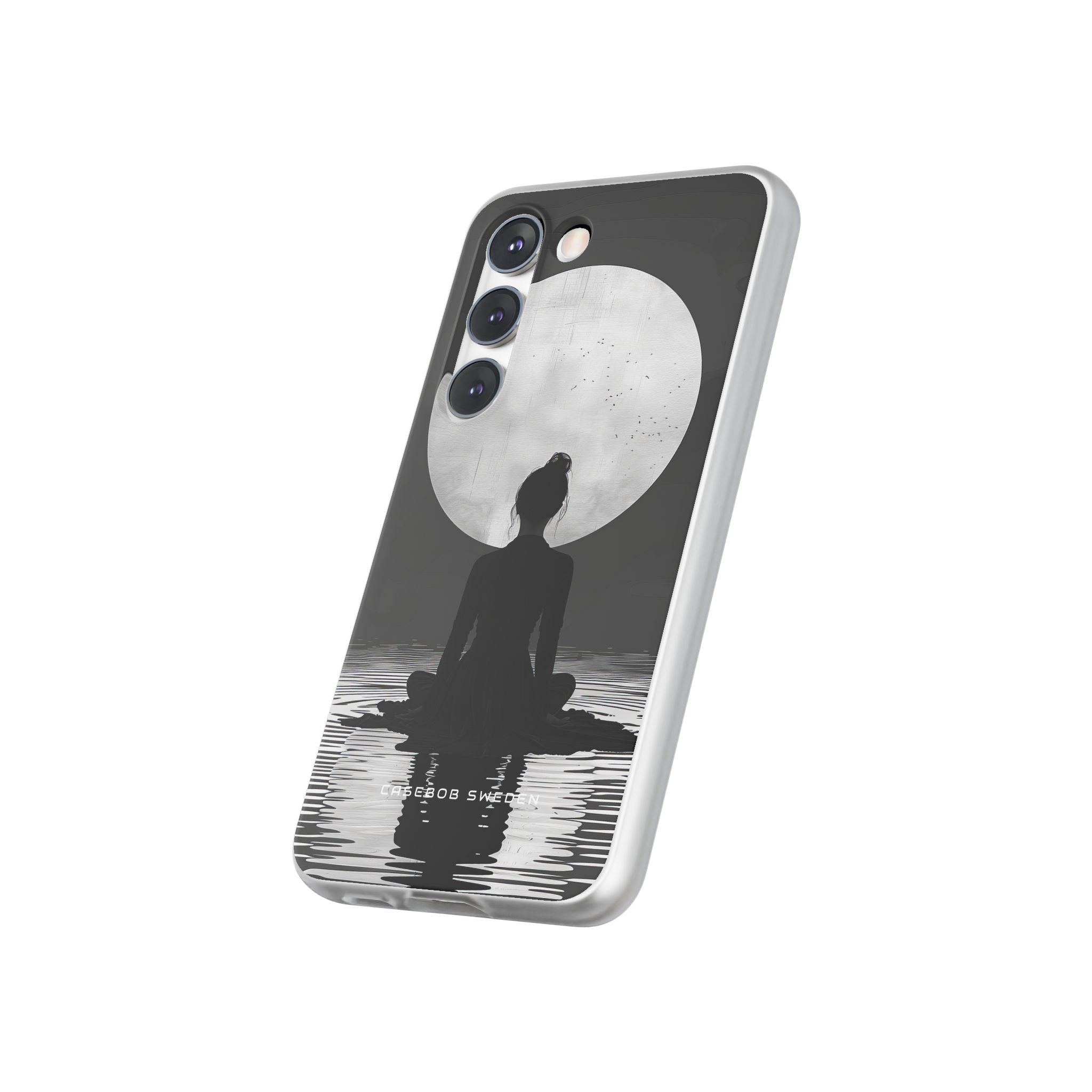 Zen Serenity Moon Reflection Samsung S23 - Flexi Phone Case