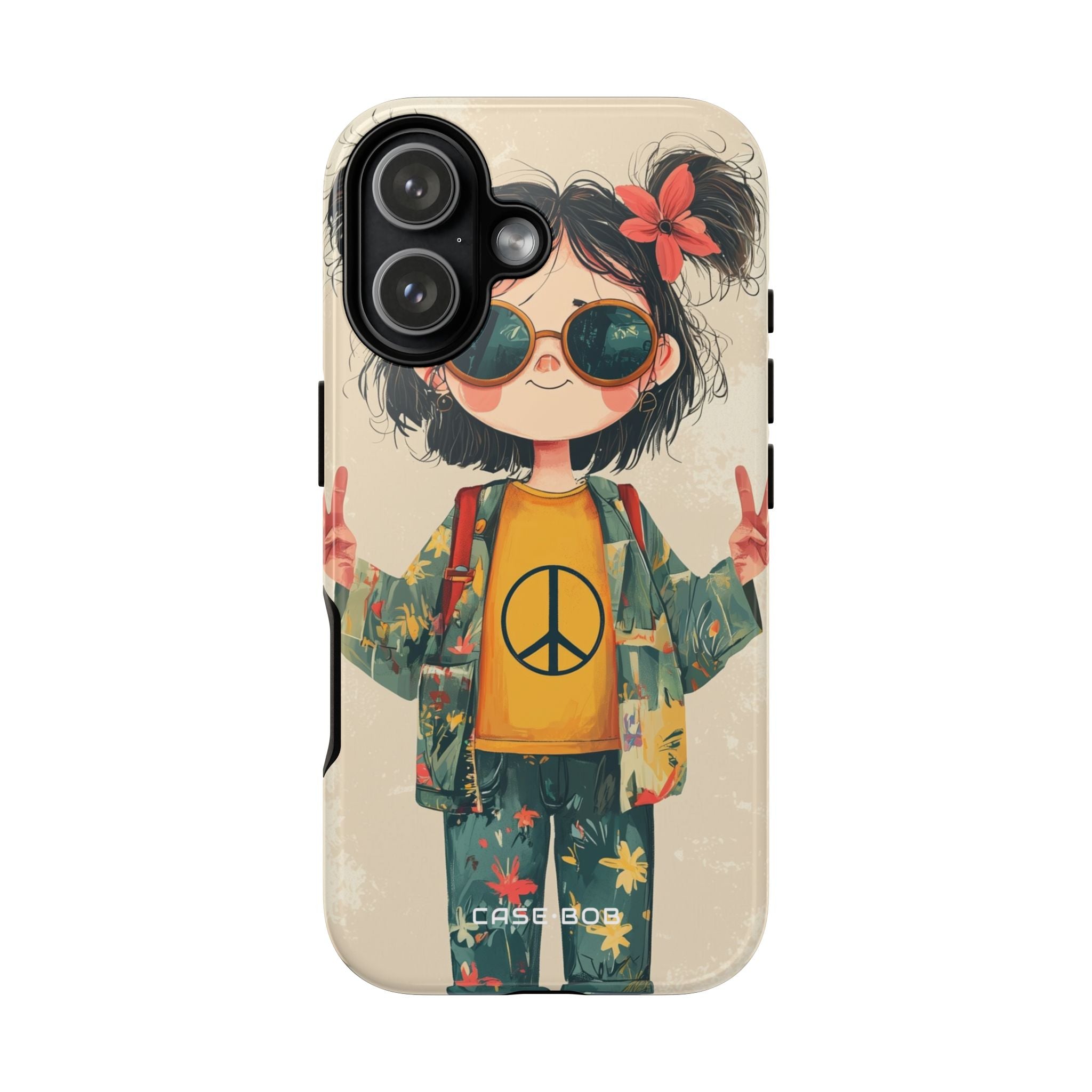 Peace Pigtails iPhone 17 Case - Tough