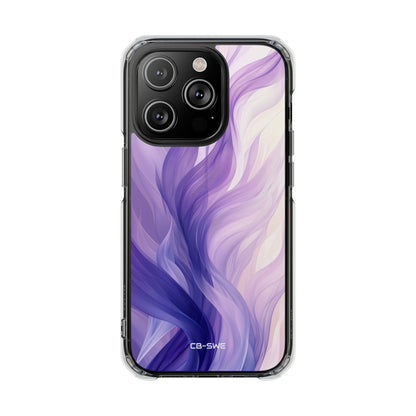 Flowing Purple Whispers iPhone Case - Impact