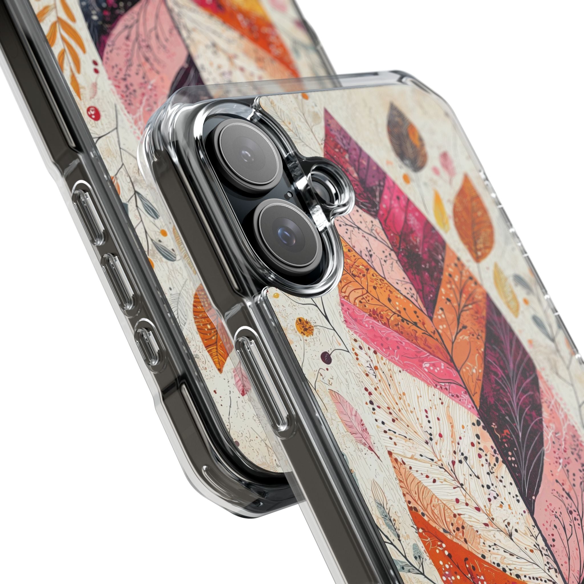 Vibrant Leaves Dance iPhone Case - Impact