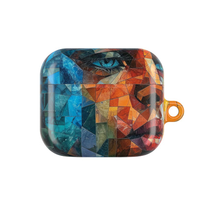 Mosaic Gaze Blue - AirPods Case