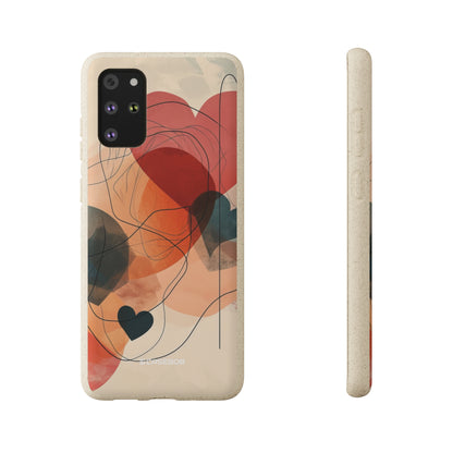 Abstract Heart Harmony | Biodegradable Phone Case