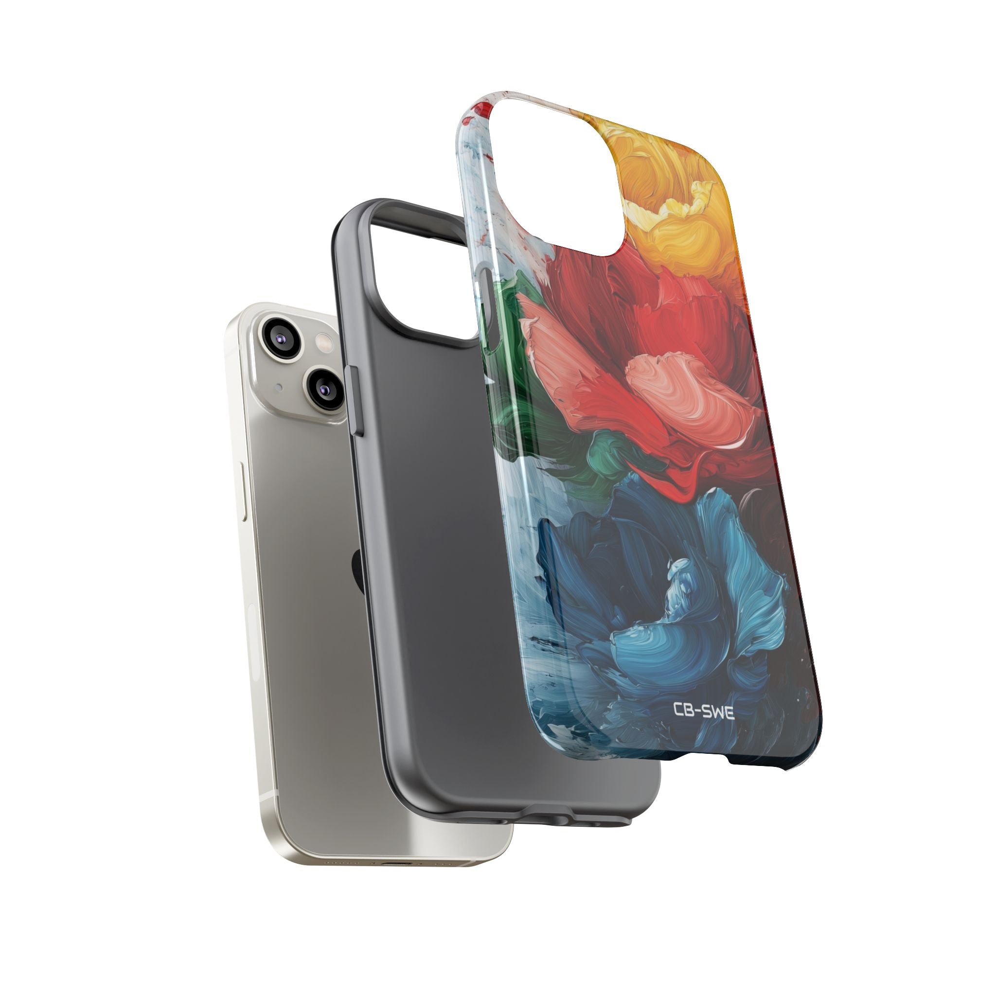 Vibrant Floral Dance - iPhone Case