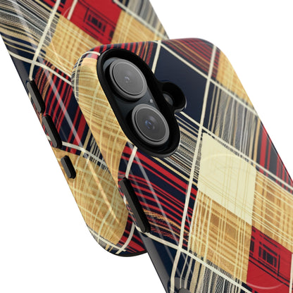 Plaid Diamond Tapestry iPhone 16 - Tough+