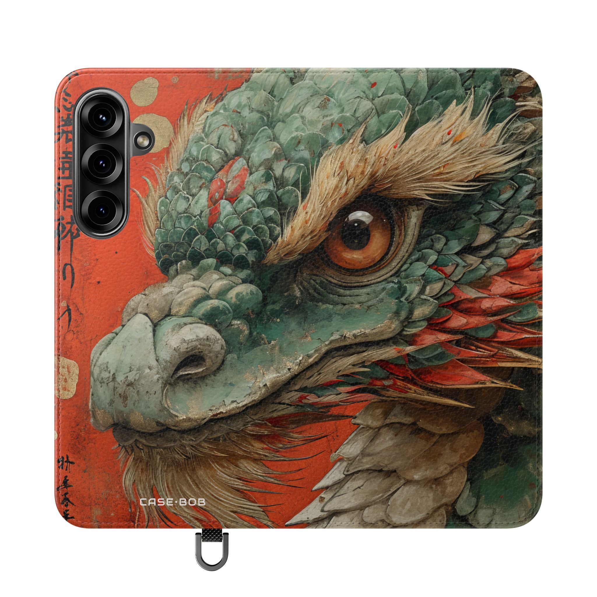 Dragon's Gaze Crimson - Samsung S25+ Case - Wallet