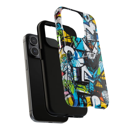 White Ripple Drift iPhone 15 Pro Case - Tough+