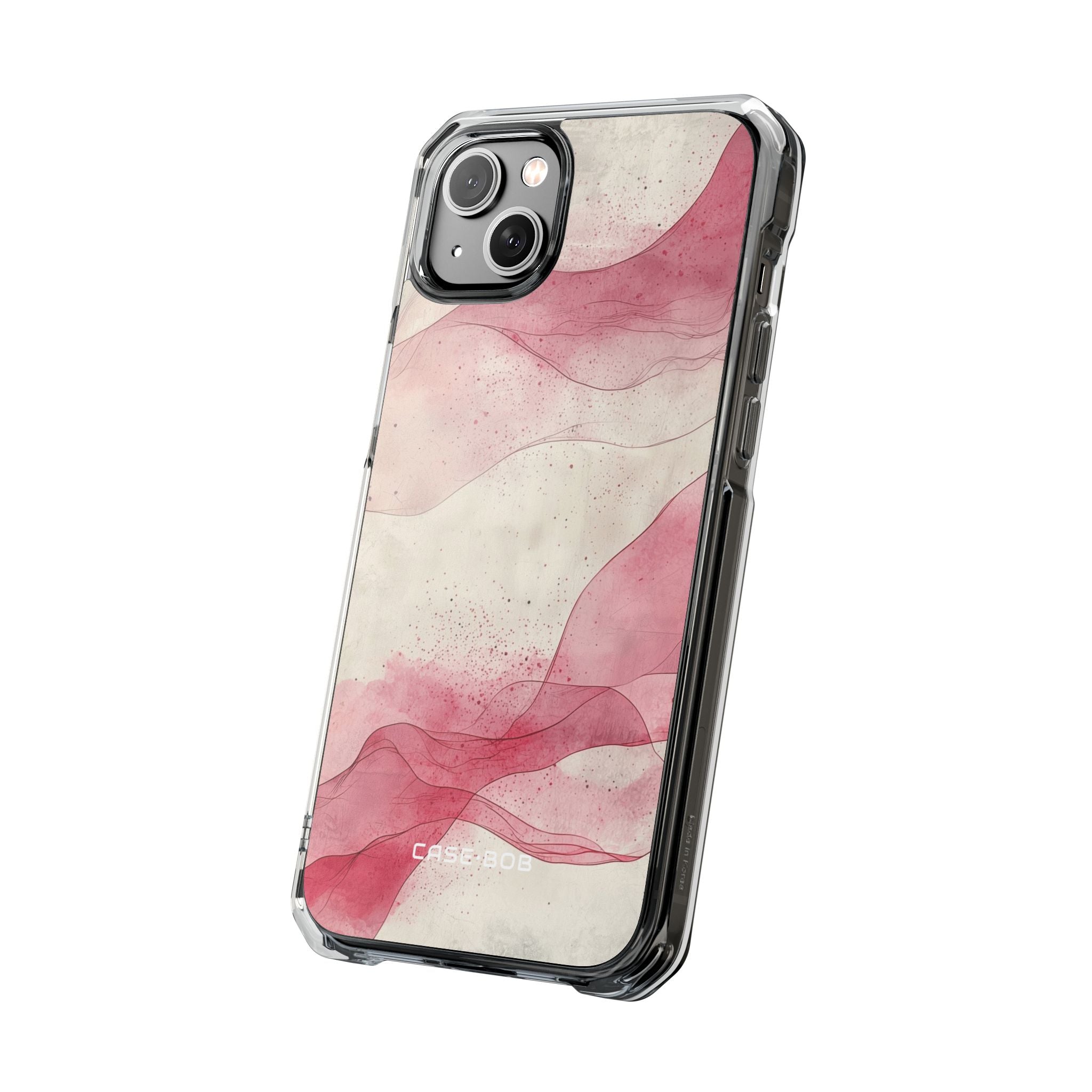 Crimson Waves iPhone 14 Plus Case - Impact