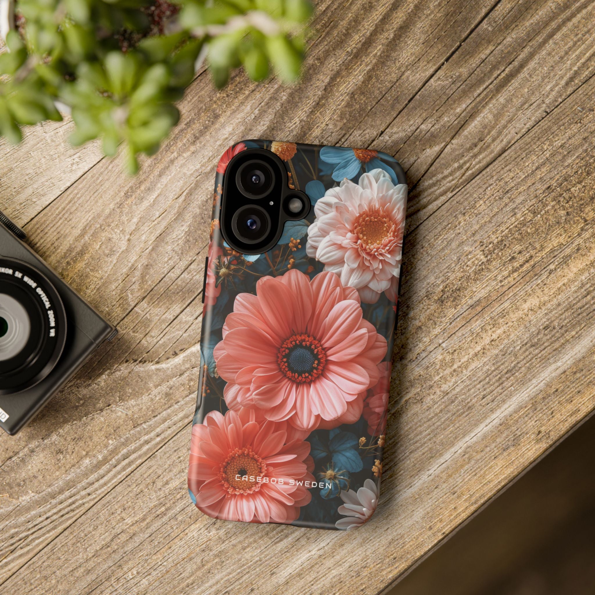 Surreal Floral Harmony iPhone 16 - Tough Phone Case