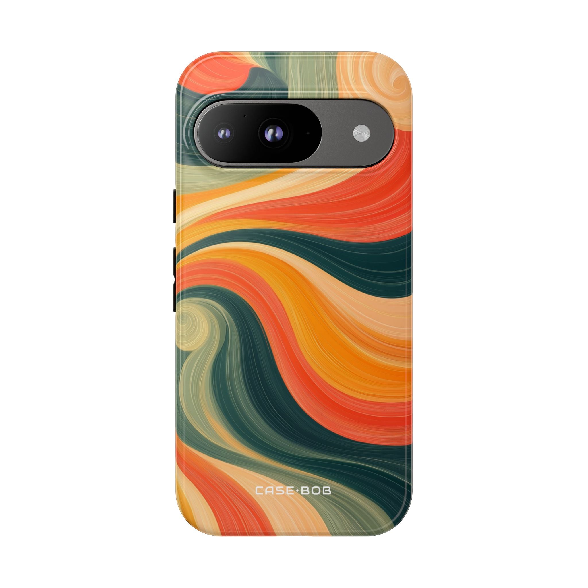 Swirling Ember Google Pixel 9 Case - Tough