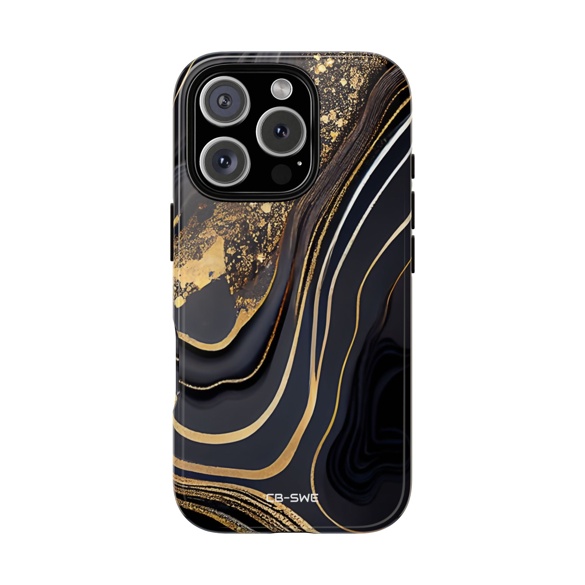Elegant Gold Streams - iPhone Case