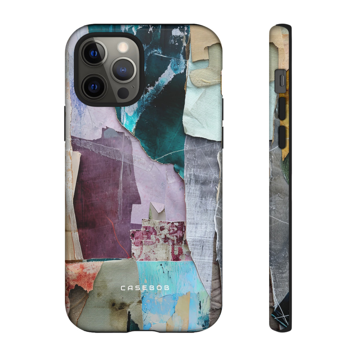 Textured Fabric Fusion - Protective Phone Case