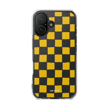 Yellow Squares Dance iPhone Case - Impact