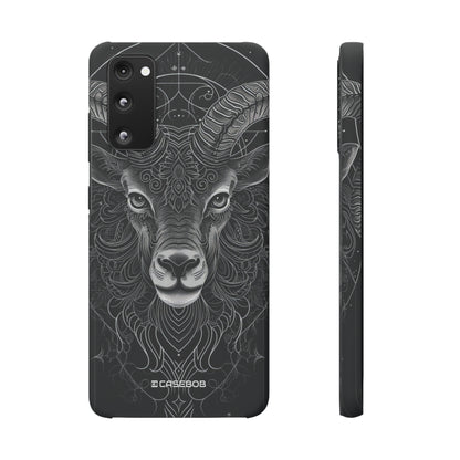 Mystic Ram Mandala | Slim Phone Case for Samsung