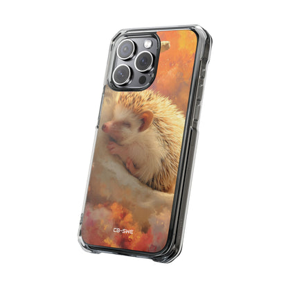 Hedgehog Rests Dreaming iPhone Case - Impact