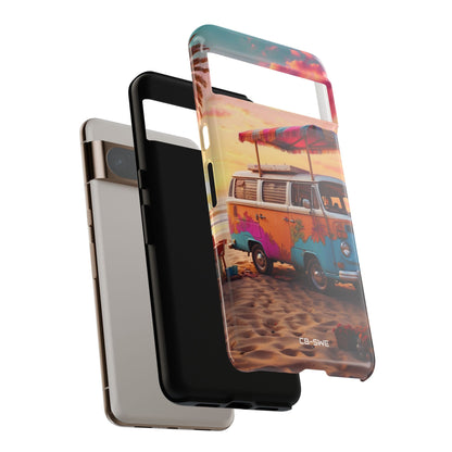 **Van Rests at Shore** - Google Pixel Case