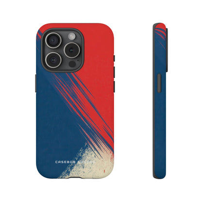 Vintage Brushstroke Harmony iPhone 15 - Tough Phone Case