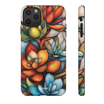 Vibrant Succulent Glow - iPhone Case