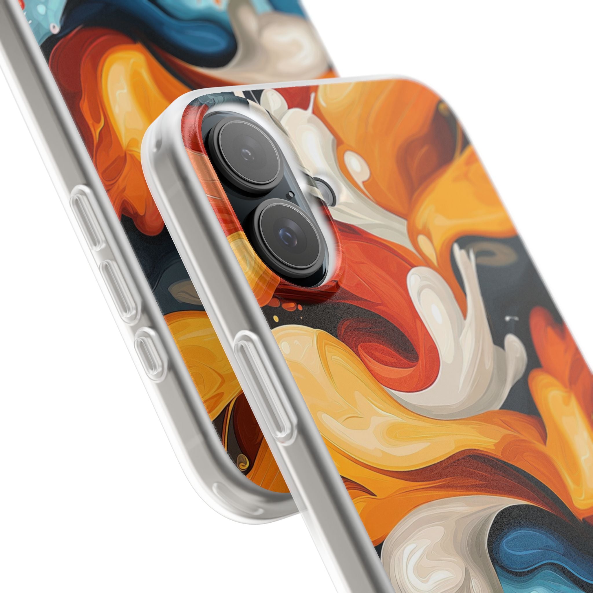 Crimson Ribbon iPhone 16 Plus Case - Soft