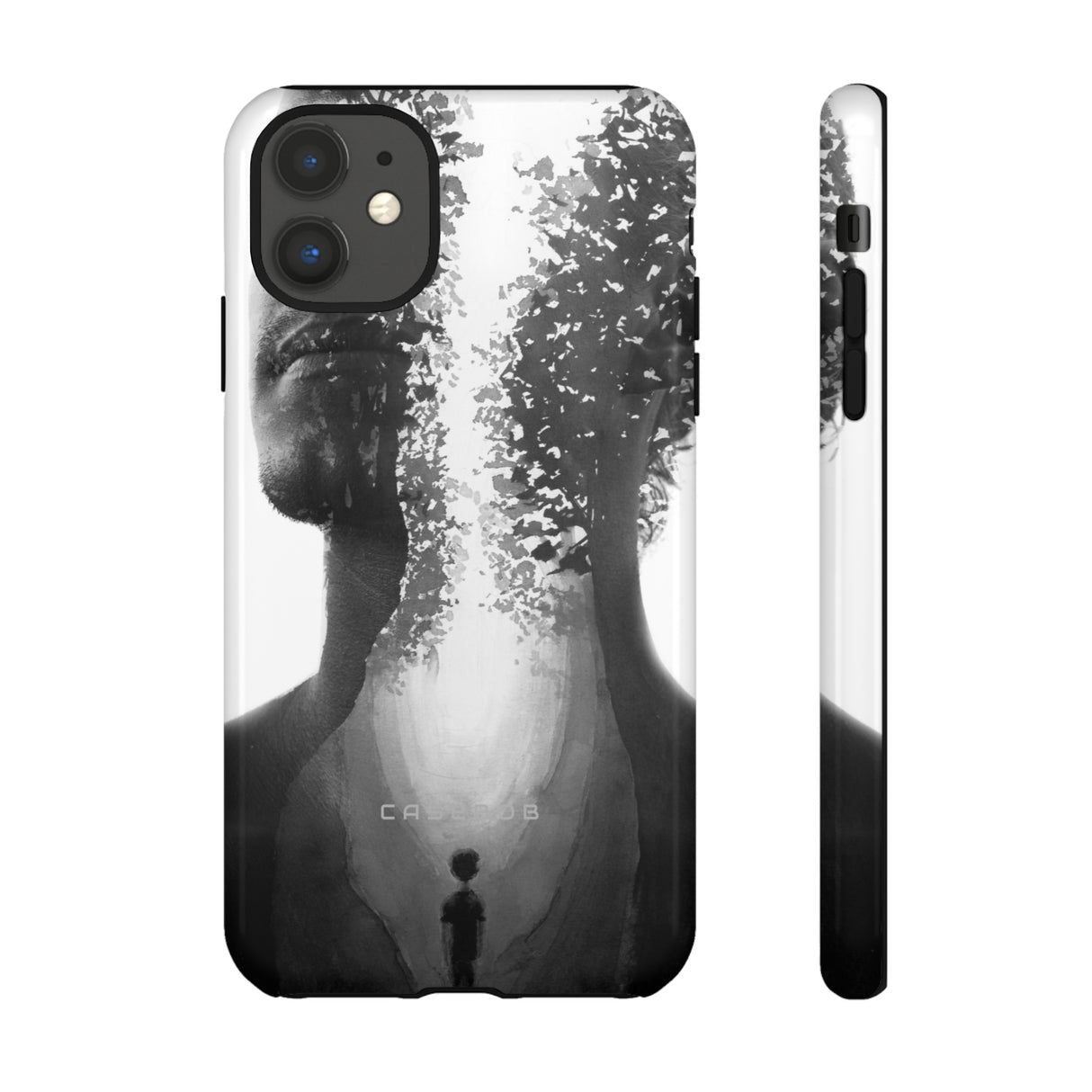 Line Art Love - Protective Phone Case