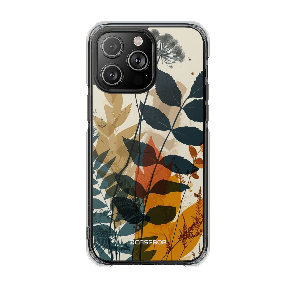 Botanical Serenity – Handyhülle für iPhone (Clear Impact – Magnetisch)