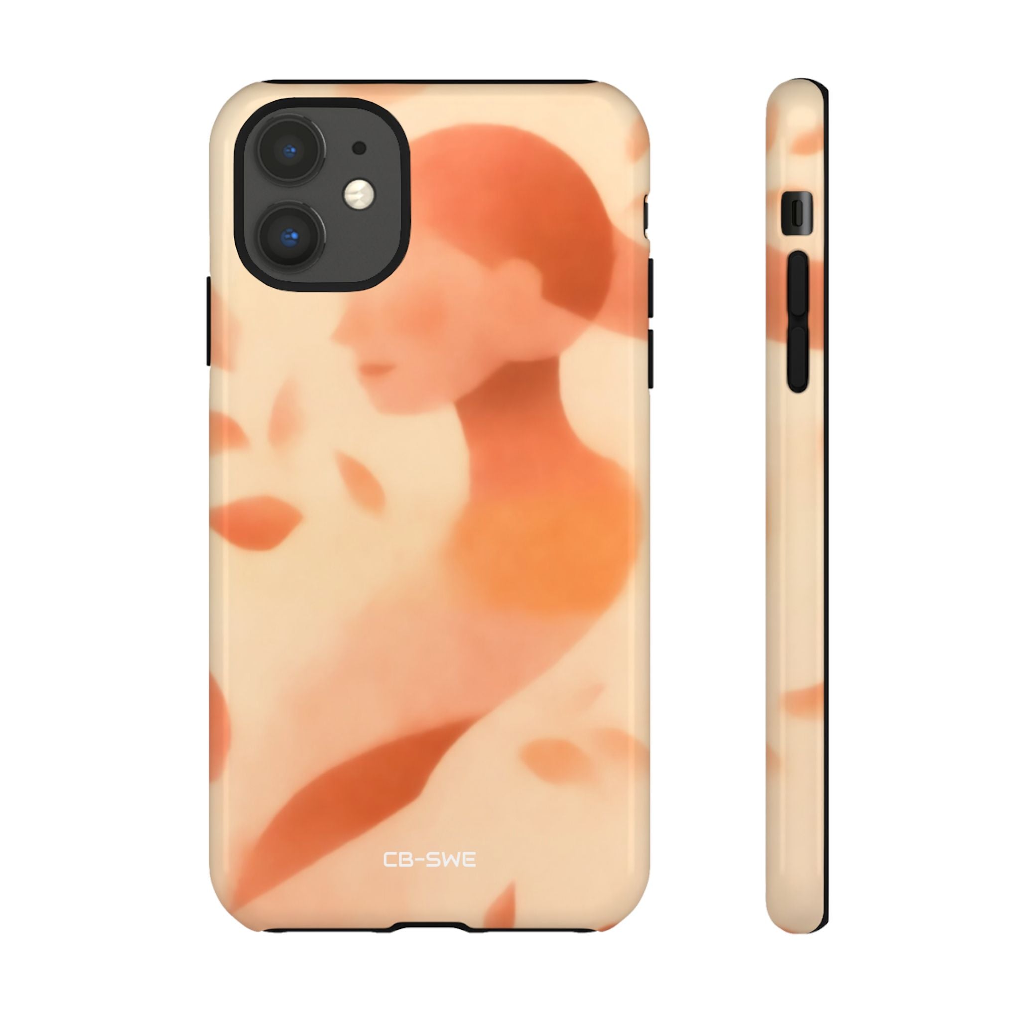 Leaf Embraces Woman - iPhone Case