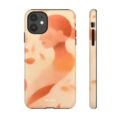Leaf Embraces Woman - iPhone Case