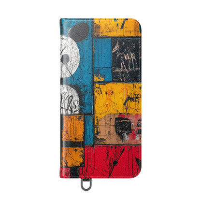 White Orb Graffiti - Samsung S25+ Case - Wallet