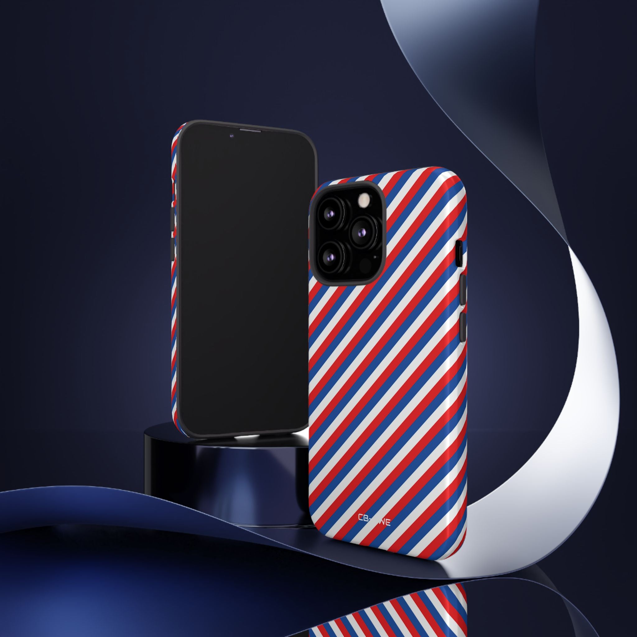 Striped Freedom Wave - iPhone Case