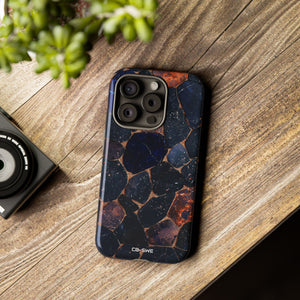 Shimmering Earth Fragments - iPhone Case