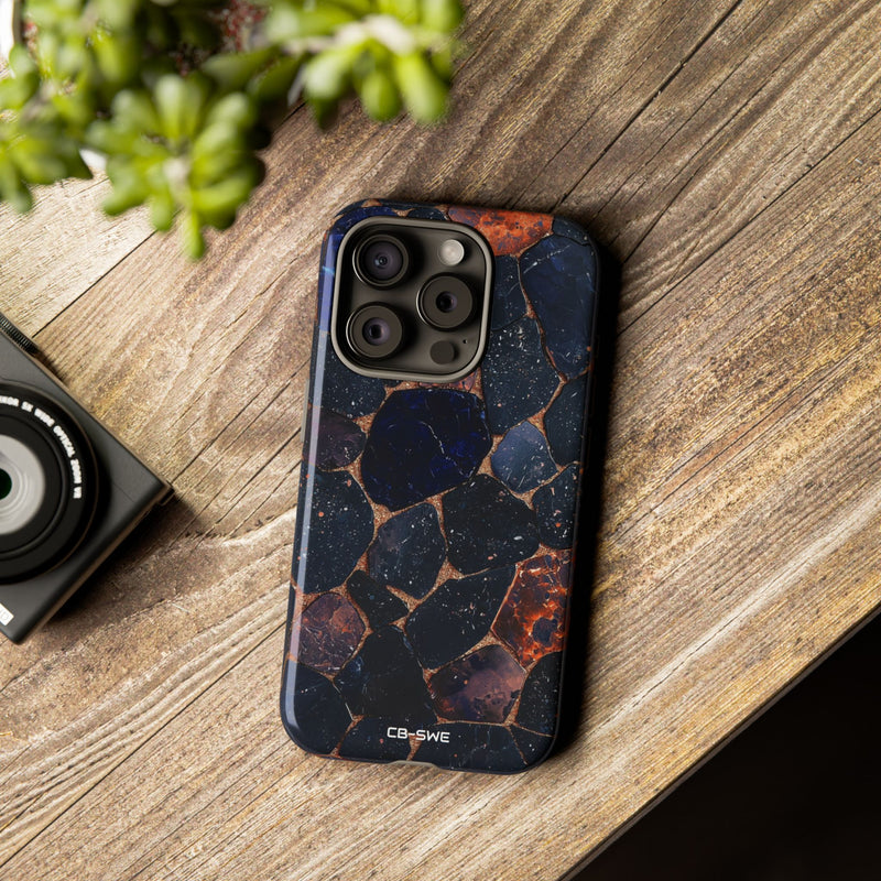 Shimmering Earth Fragments - iPhone Case