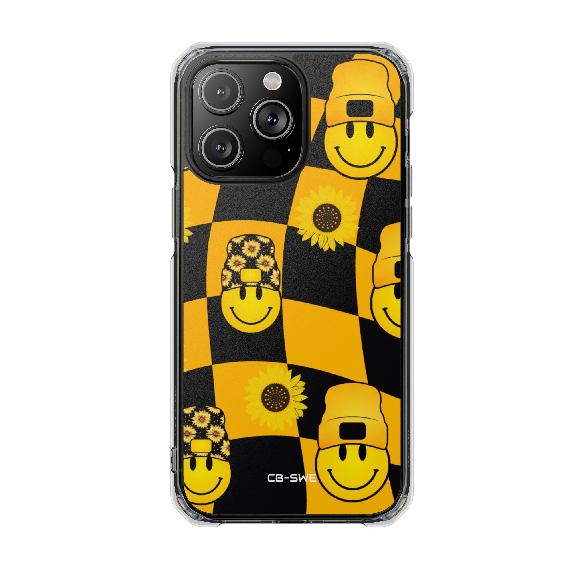 Joyful Checkered Smiles iPhone Case - Impact