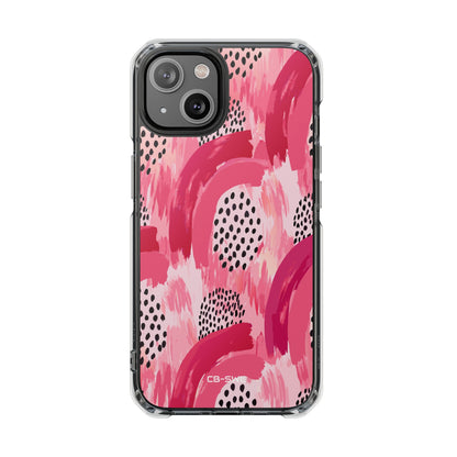 Vibrant Brushwork Dance iPhone Case - Impact