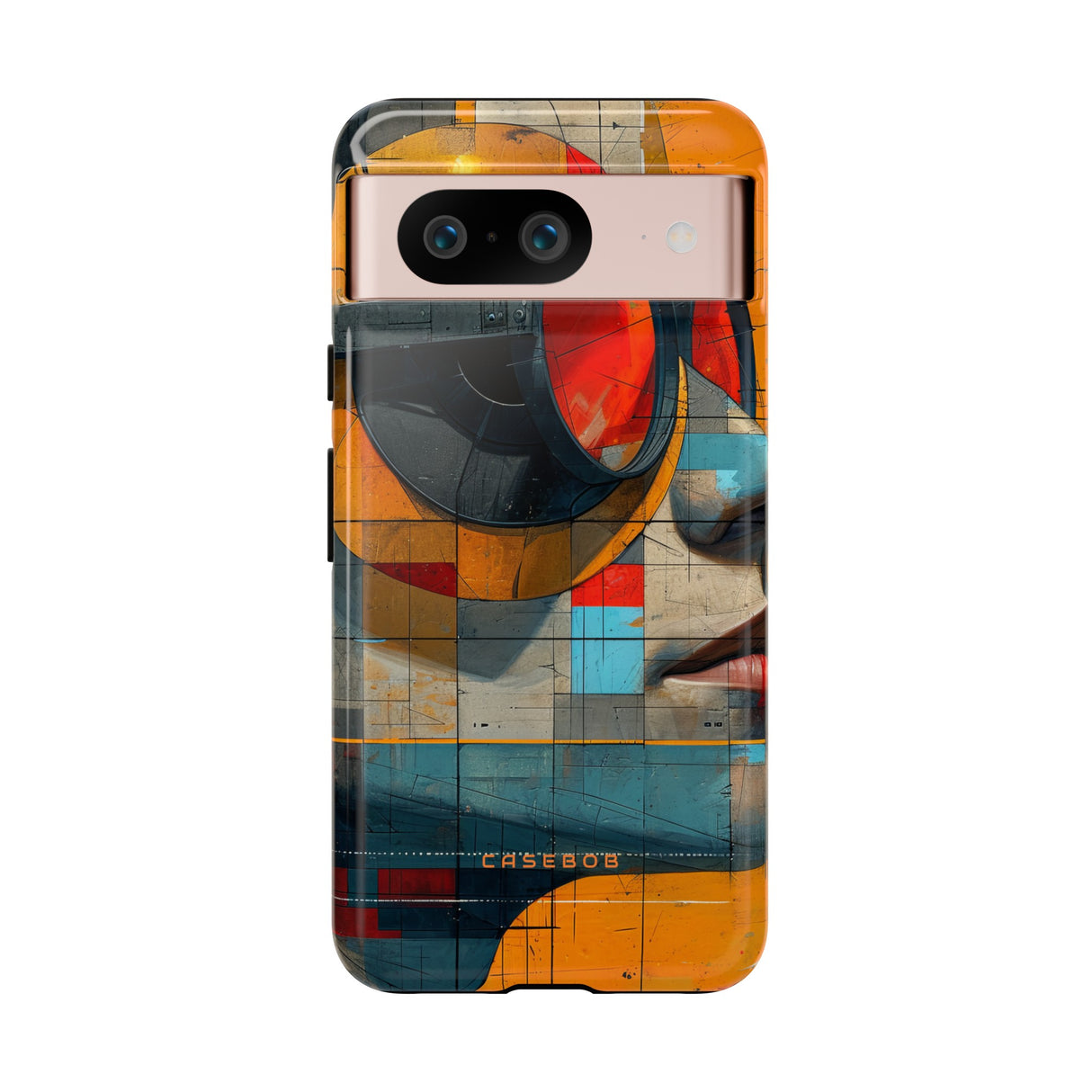 Cartoon Geometry Fusion - Protective Phone Case