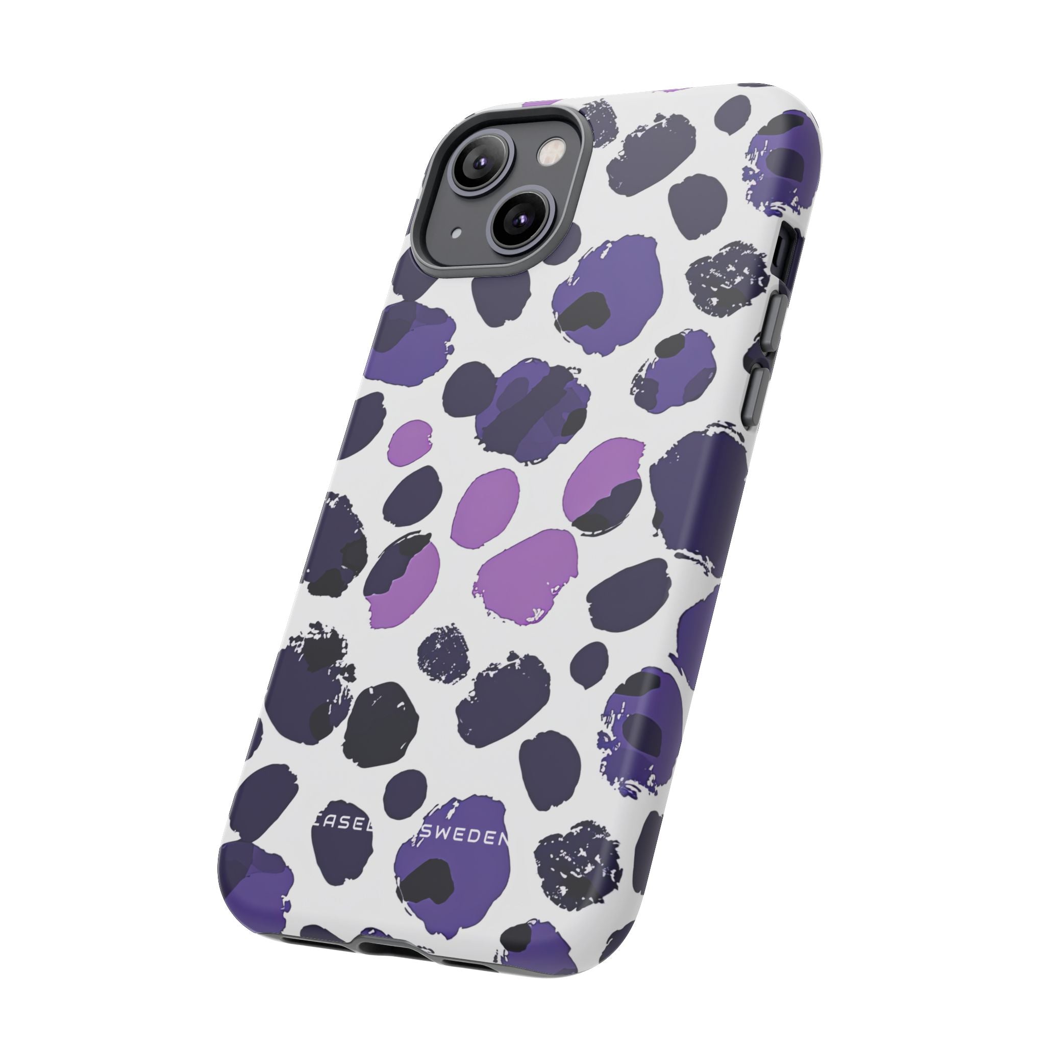 Purple Inkblots iPhone 14 - Tough Phone Case