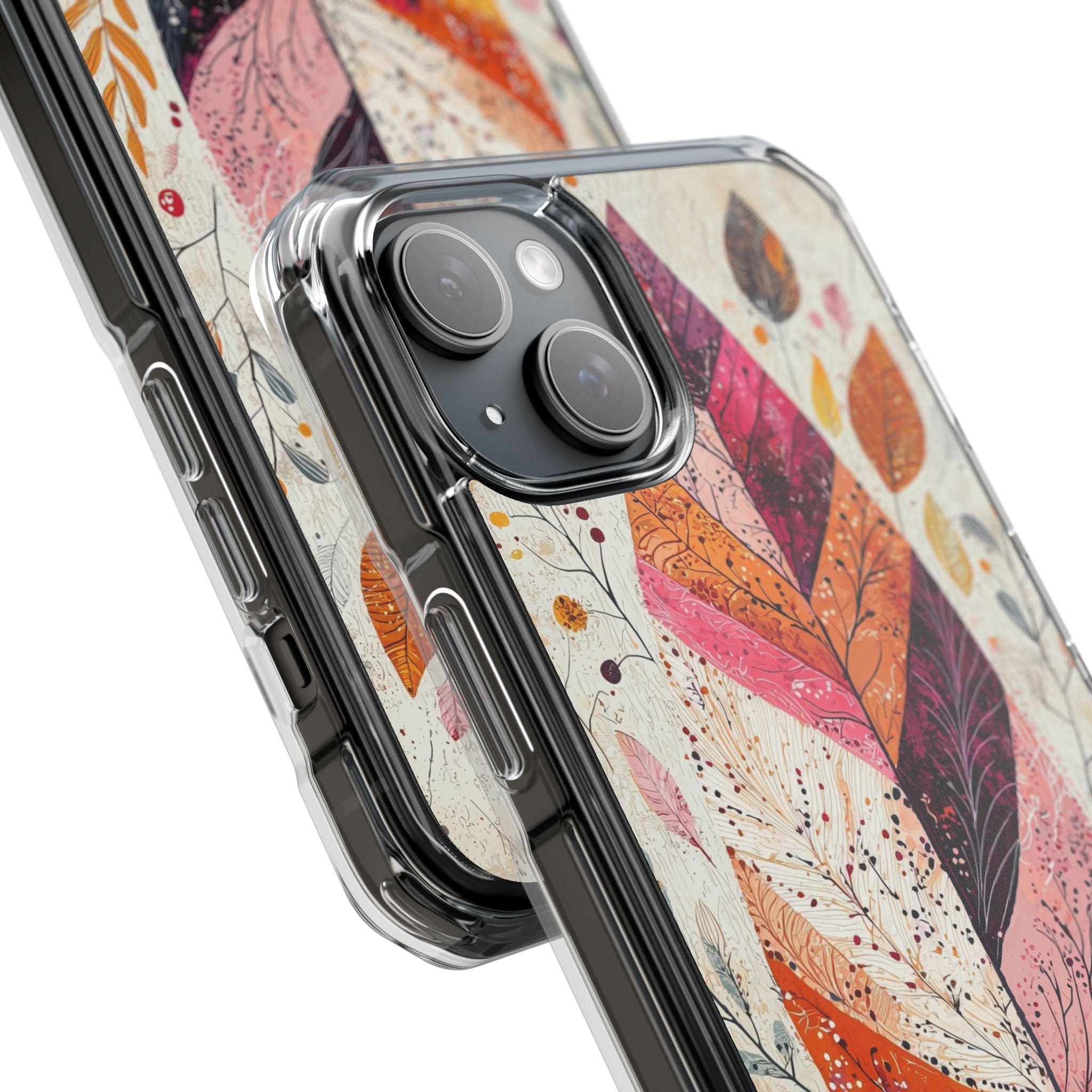 Vibrant Leaves Dance iPhone Case - Impact