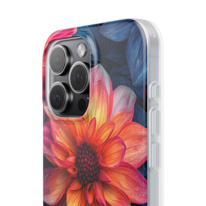 Fiery Bloom Harmony iPhone 15 - Flexi Phone Case