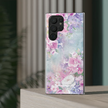 Dreamy Floral Watercolor - Flexi Samsung S22 Phone Case