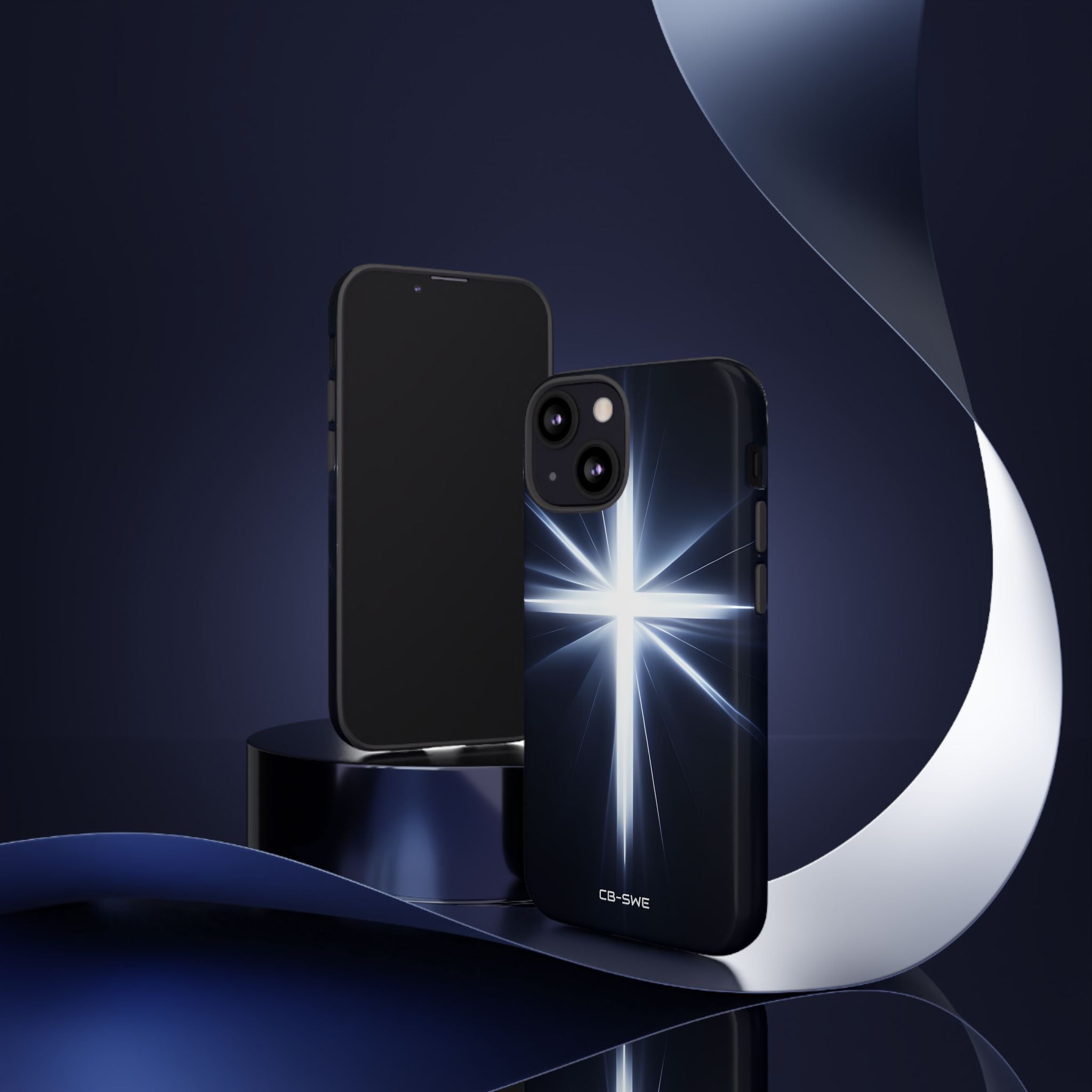 Luminous Cross Radiance - iPhone Case