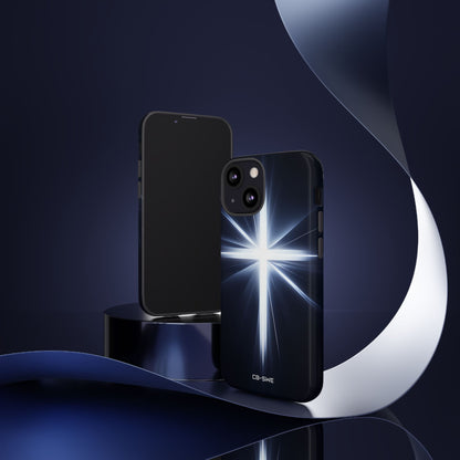 Luminous Cross Radiance - iPhone Case