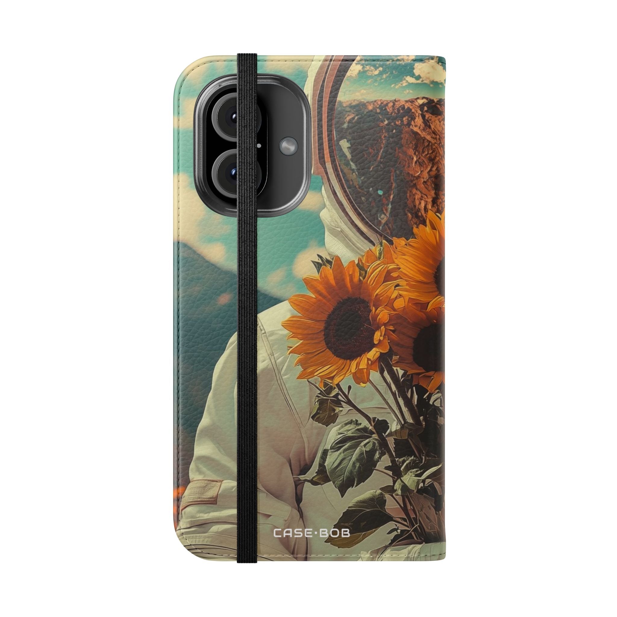 Sunflower Astronaut - iPhone 16  Case - Wallet