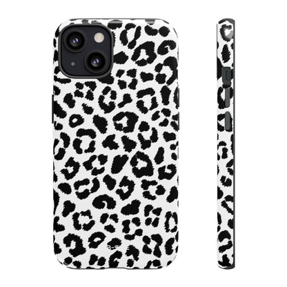 Monochrome Leopard Essence - iPhone Case
