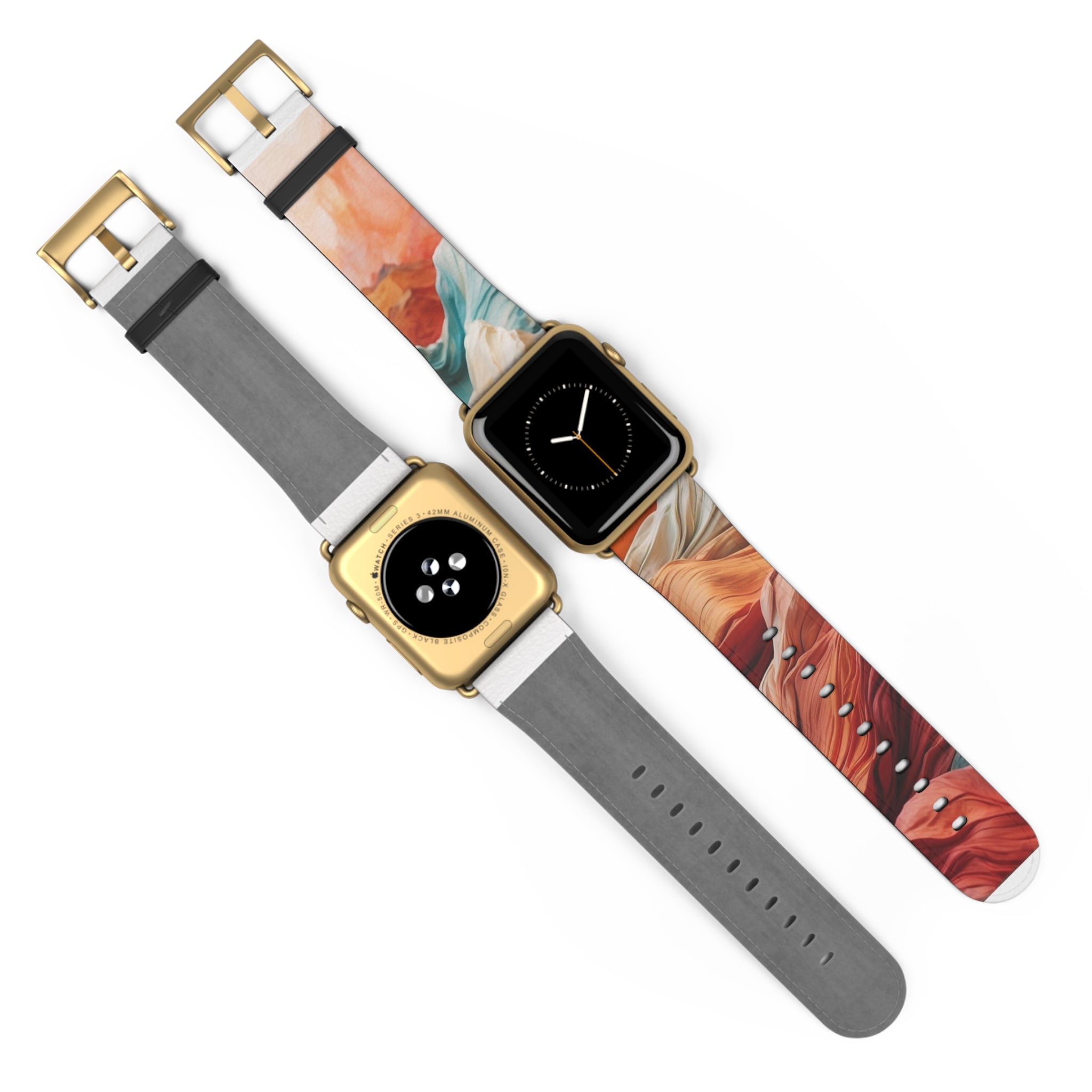 Fabric Peaks Sunset - Watch Band