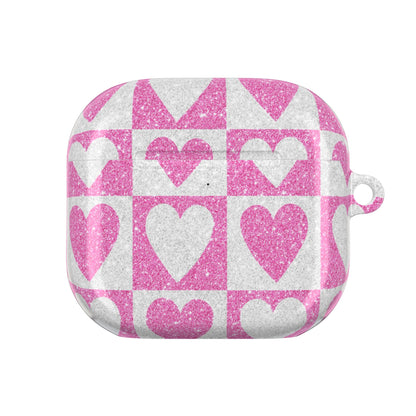 Glitter Heartgrid - AirPods Case