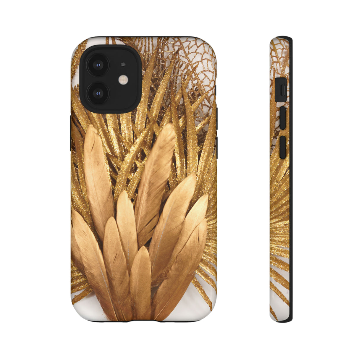 Gold Feather - Protective Phone Case