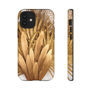 Gold Feather - Protective Phone Case