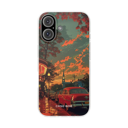 Crimson Classic iPhone 16 Case - Soft